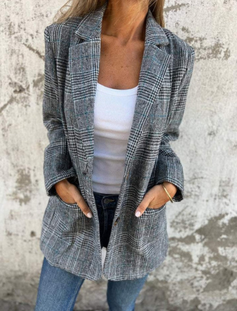 Houndstooth Blazer