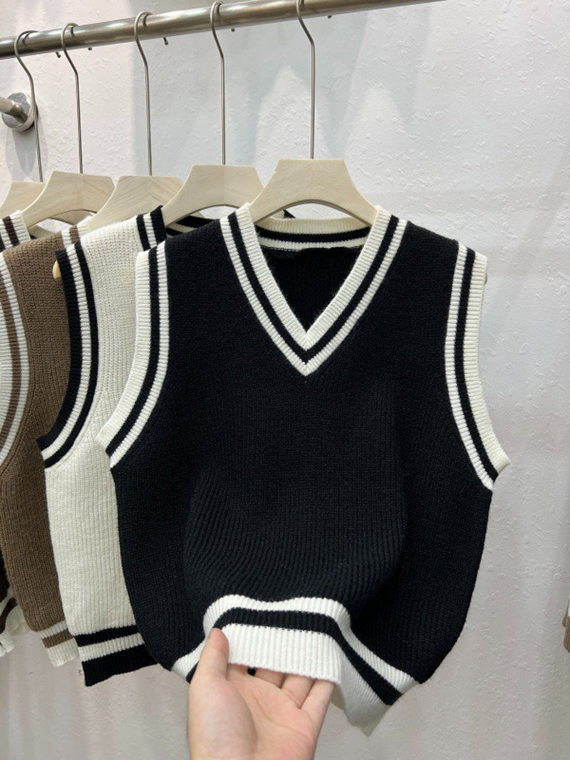 Striped Sweater Vest