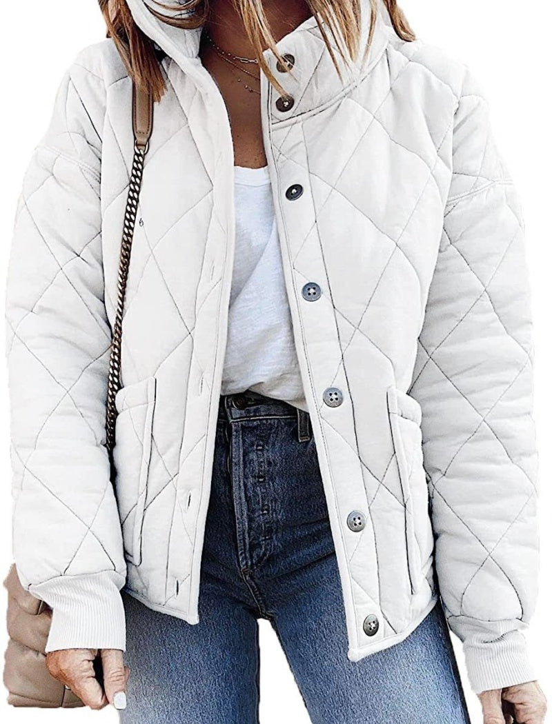 Quilted Buttoned Jacket
