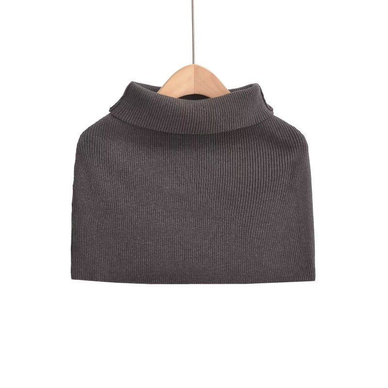 Cape-Style Layered Knit Sweater