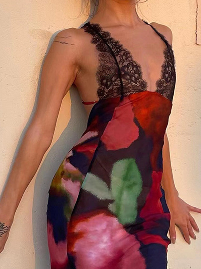 Halter Bodycon Maxi Dress