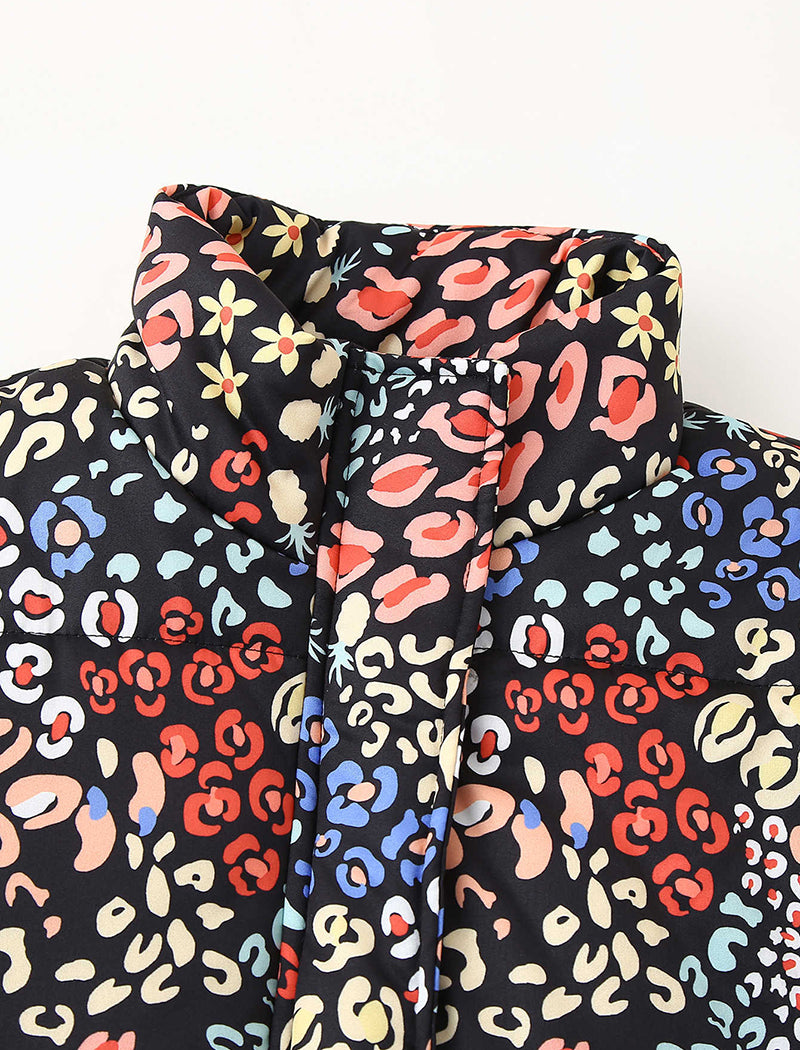 Zippered Puffer Jacket