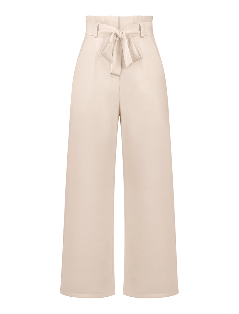 High-Rise Wide-Leg Trousers