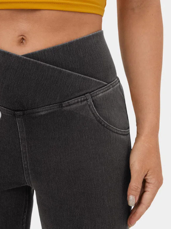 High-Rise Flare Legs Jeans