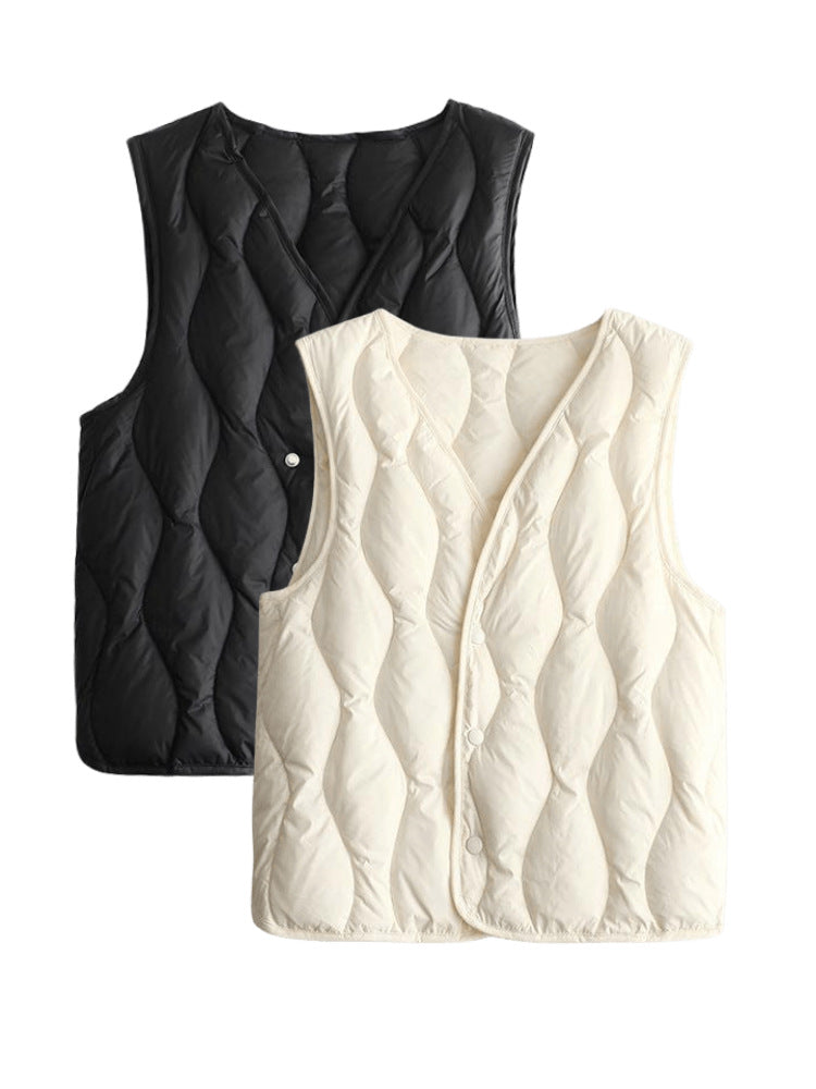 Quilted Sleeveless Vest