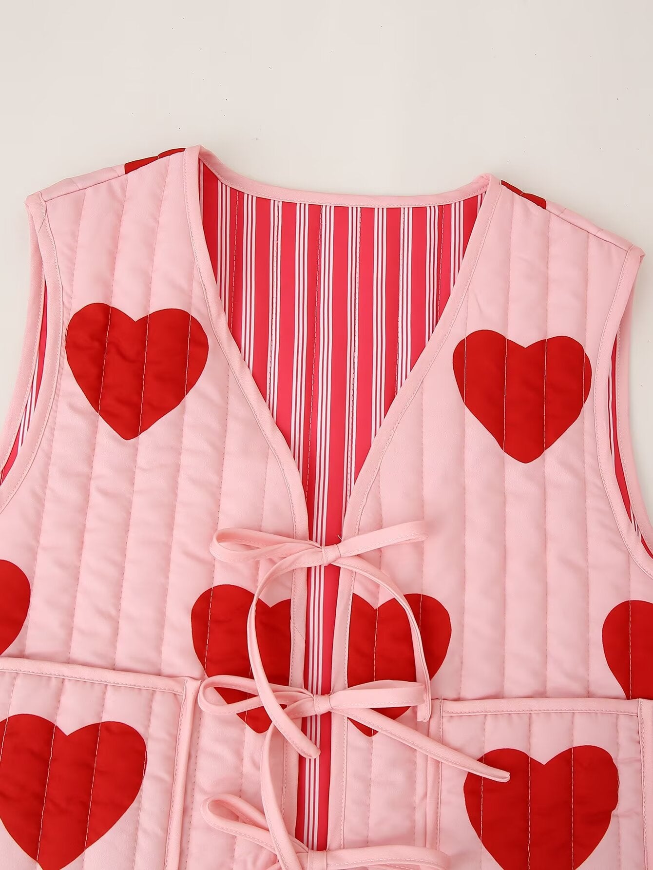 Heart Quilted Vest