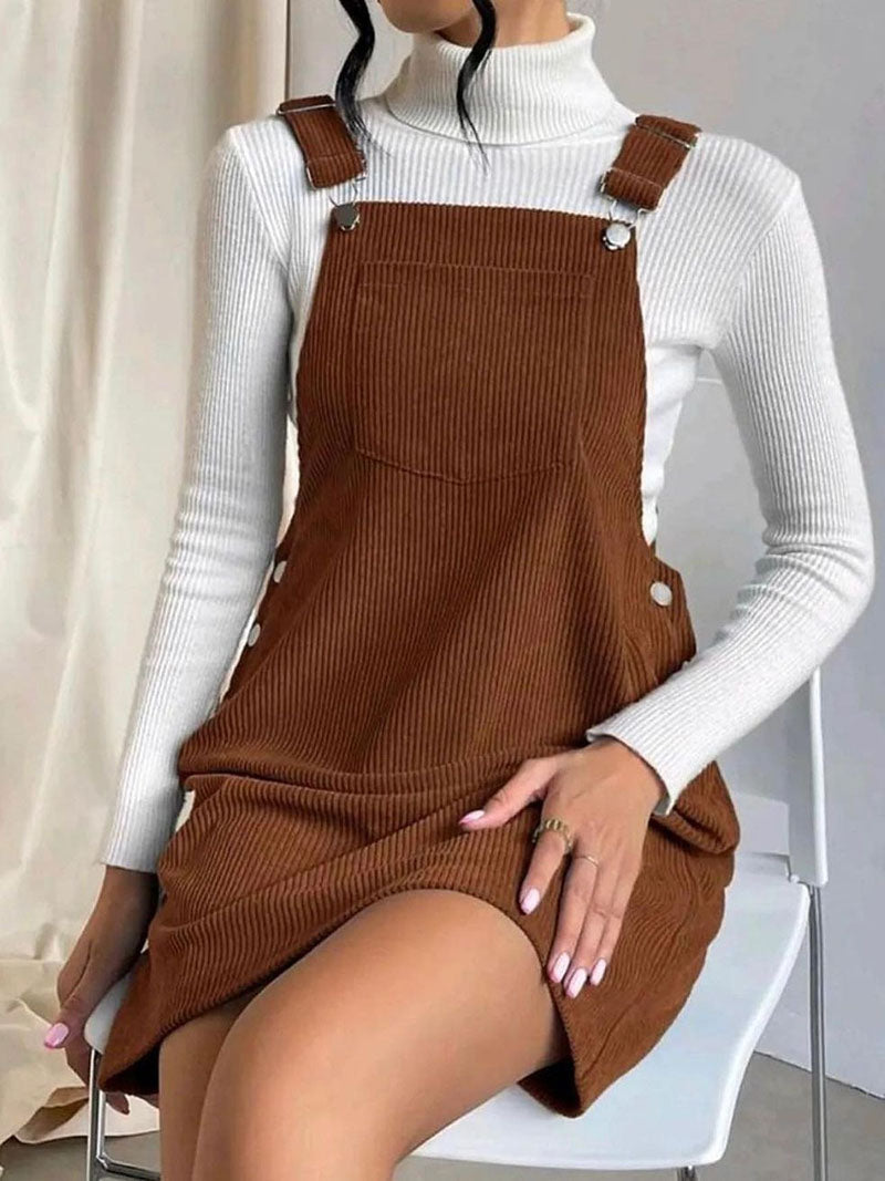 Corduroy Mini Dress