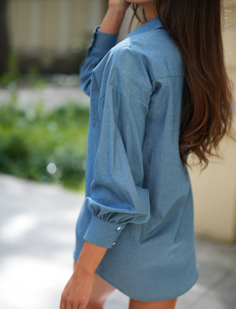 Oversized Denim Shirt