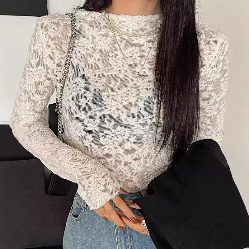 Floral Lace Long Sleeve Top