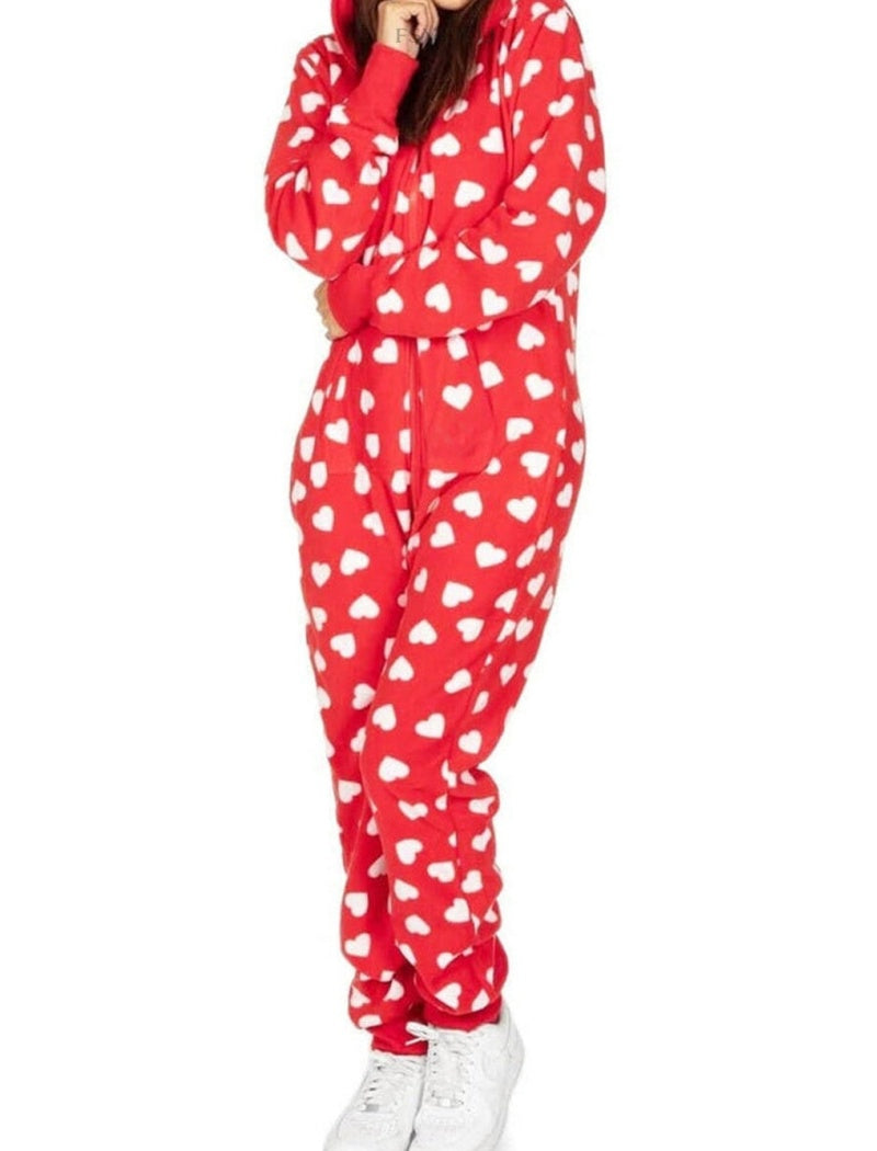 Valentine Heart Print Onesie