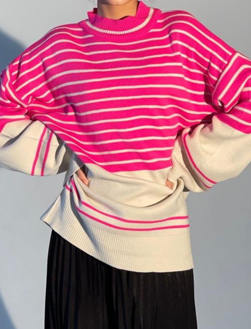 Striped Oversized Sweater