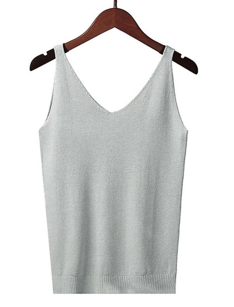 Glitter V-Neck Cami Top