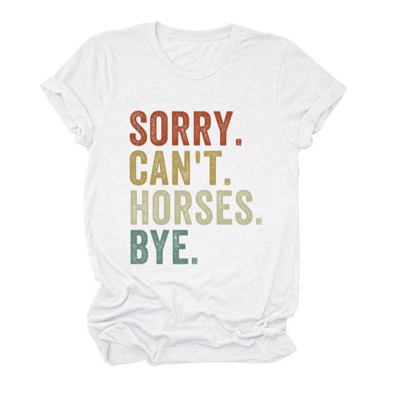 Letter Print Short-Sleeve Tee