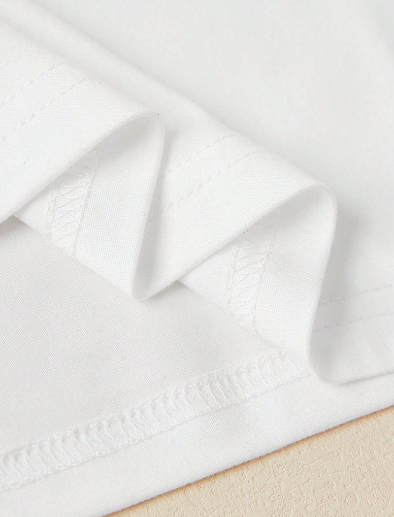 Casual Printed Crewneck T-Shirt