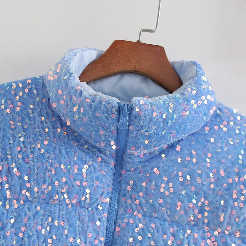 Sequin Long Sleeve Jacket