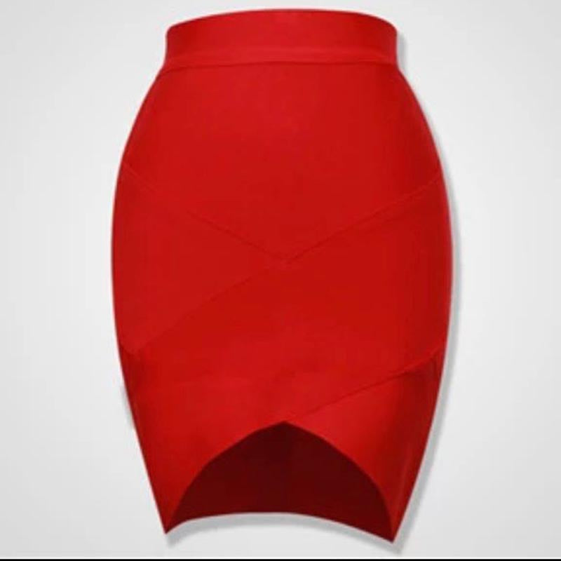 Asymmetrical Bodycon Mini Skirt