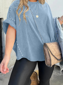 Studded Oversized Tee