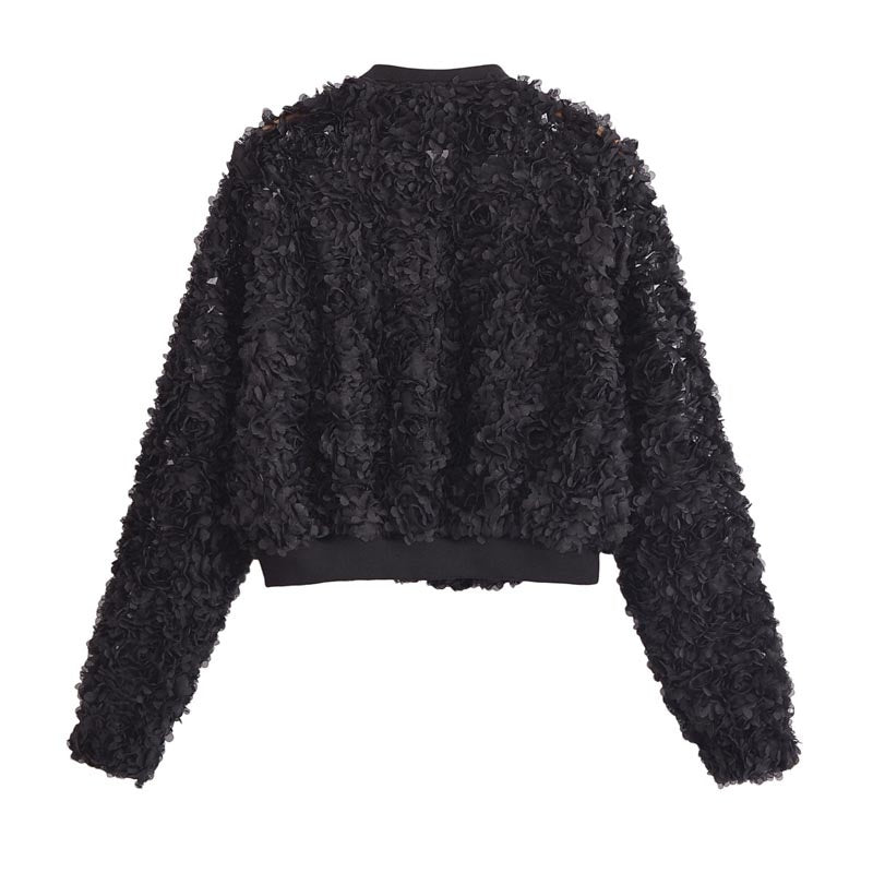 Floral Embellished Cardigan Jacket