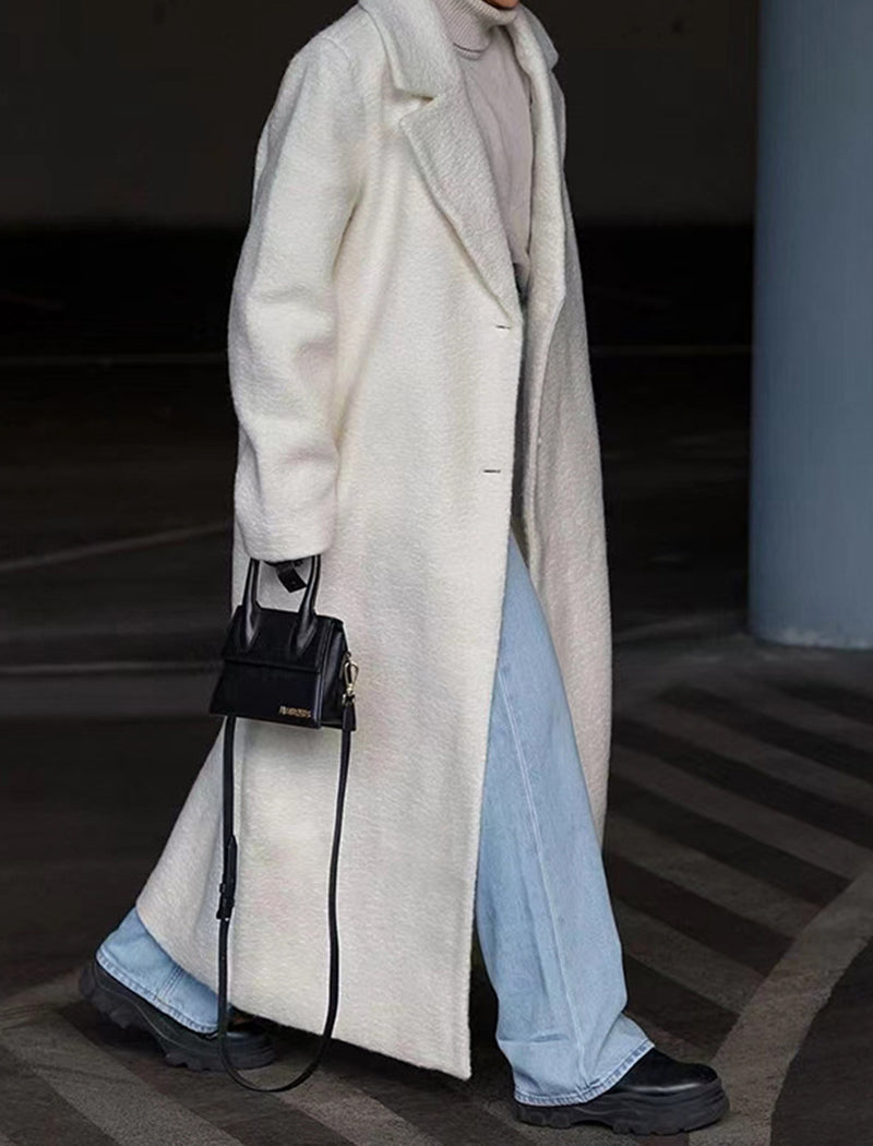 Longline Oversized Teddy Coat