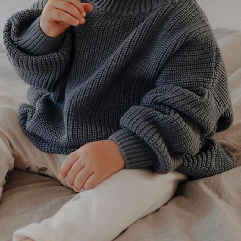 Ribbed Knit Long-Sleeve Sweater Set (Kids)