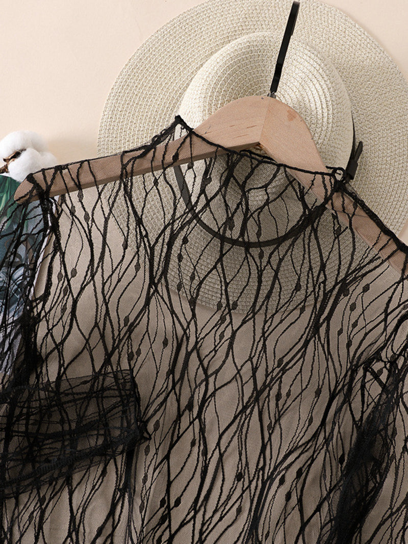 Sheer Long Sleeve Top