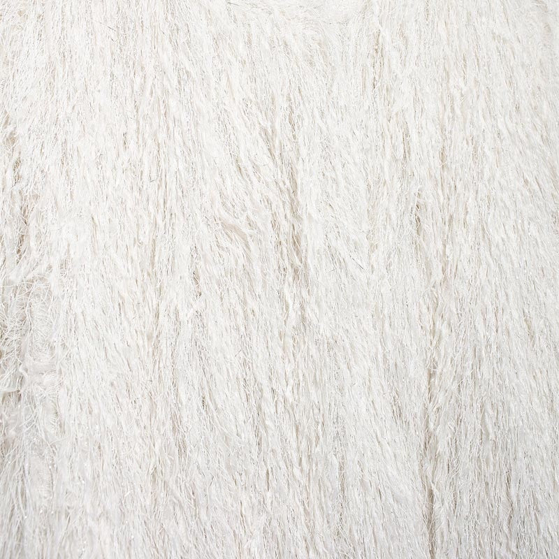 Shaggy Fluffy Knit Sweater with Wide Sleeves