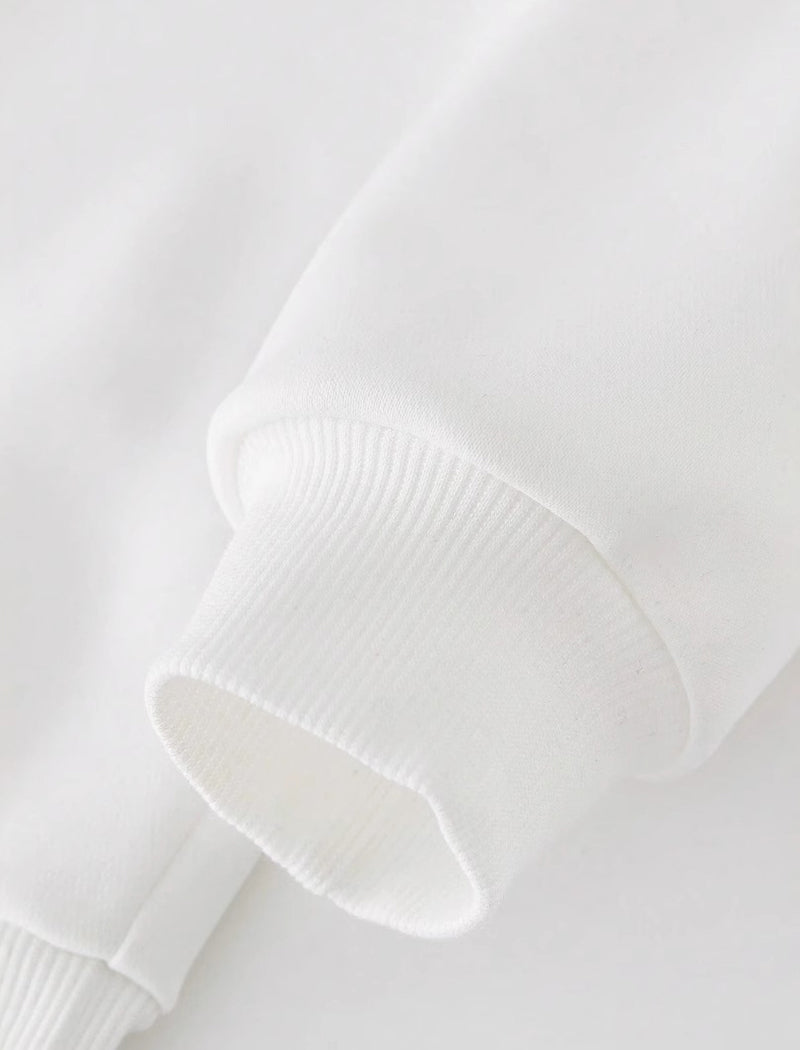 Floral Print Crewneck Loose Pullover