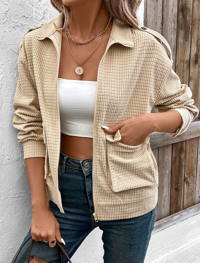 Casual Textured Jacket