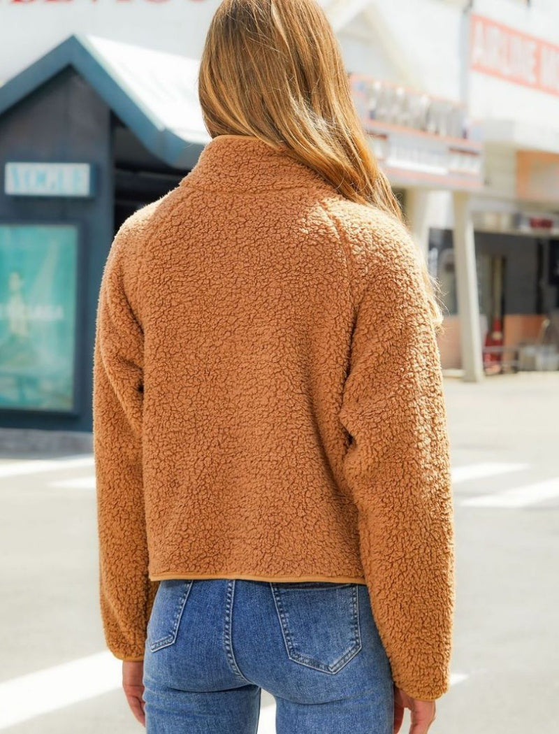 Quilted Sherpa Jacket