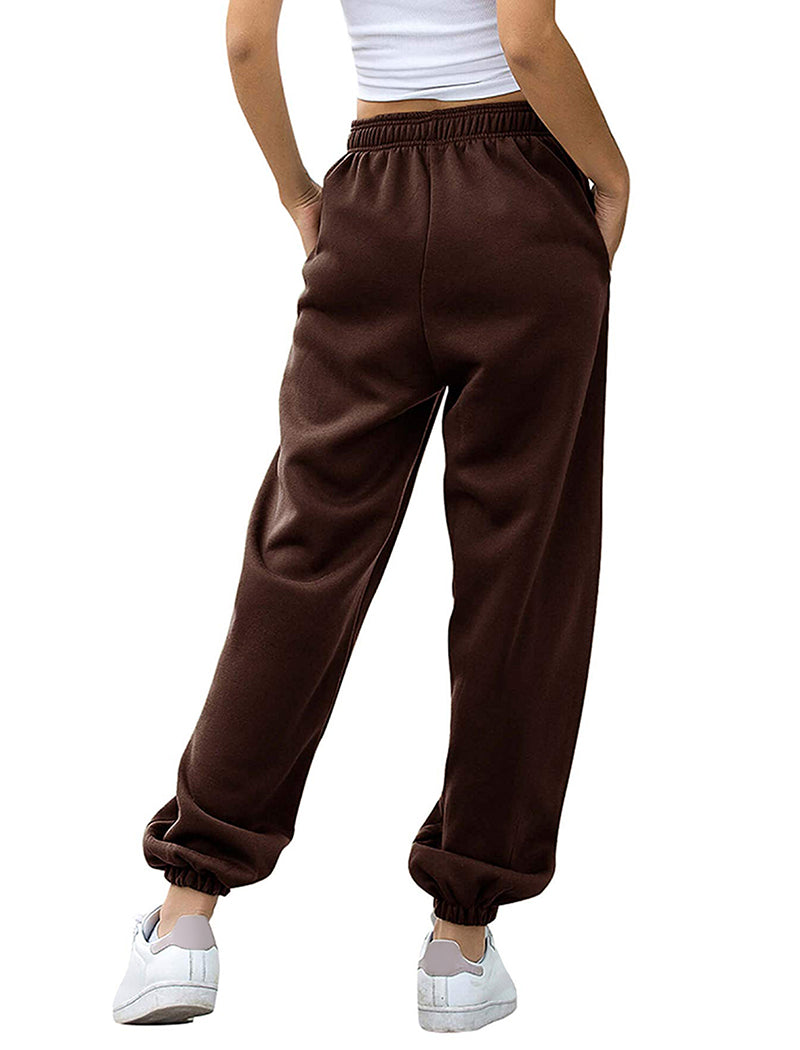Elastic Waist Loose Fit Jogger Pants