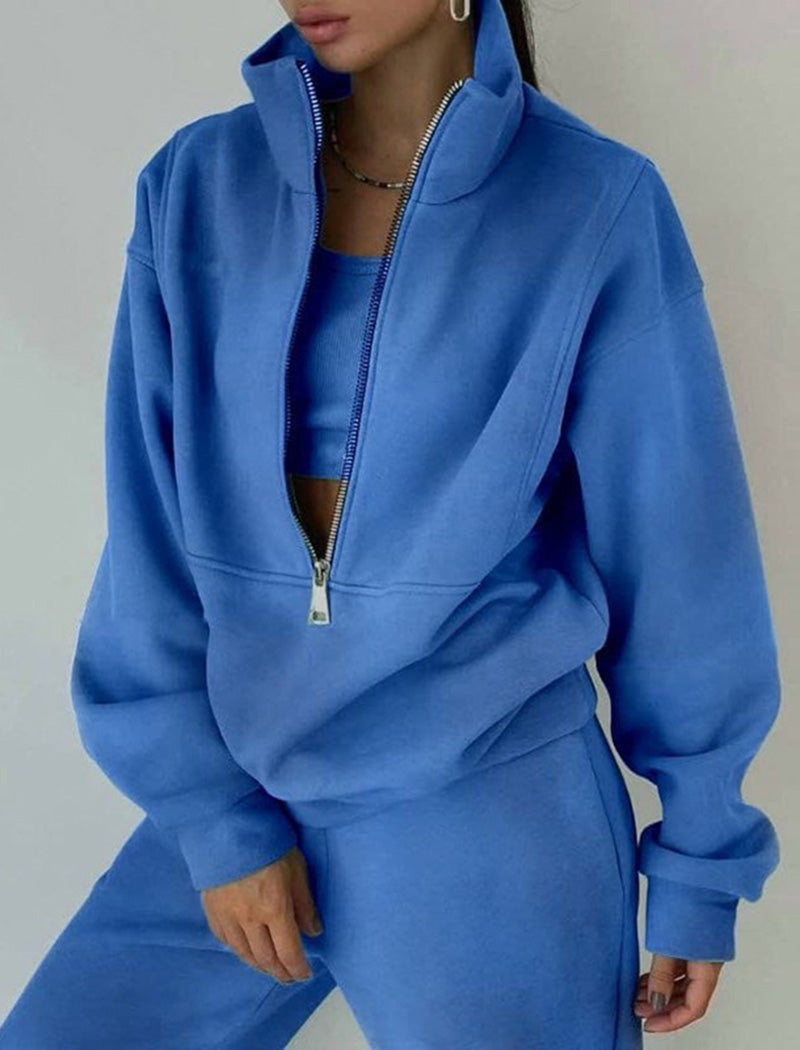 Zip-Up Relaxed Track Set