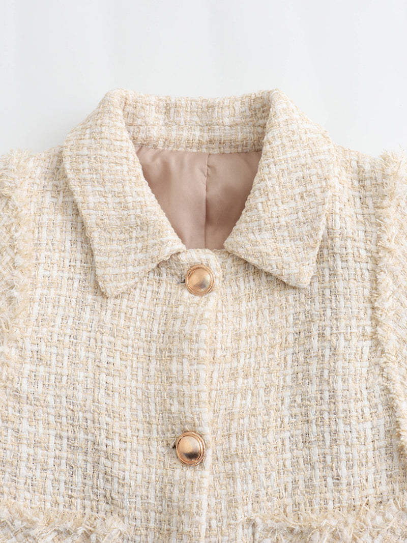 Cropped Button-Up Vest