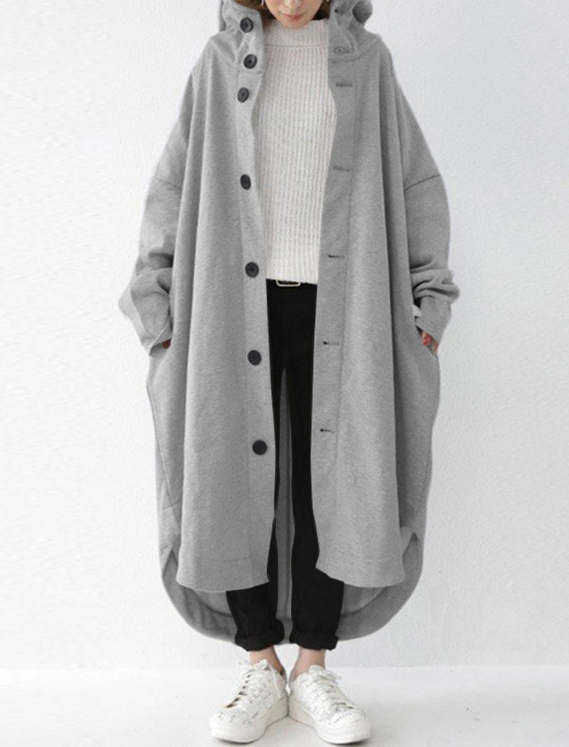 Hooded Mid-Length Coat