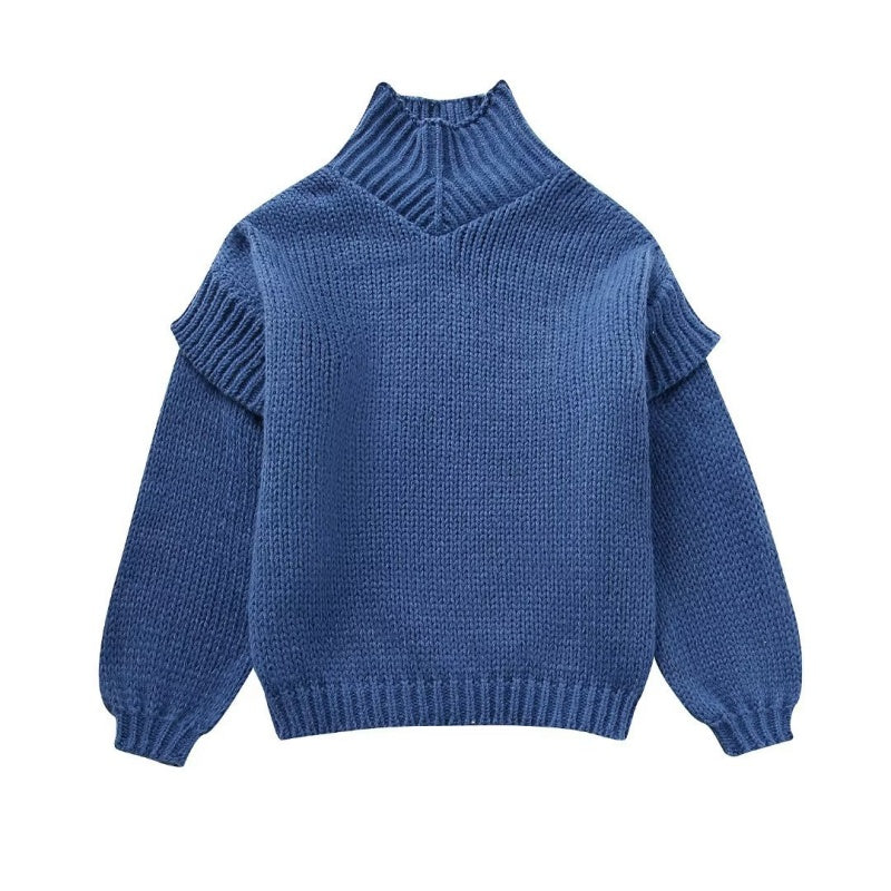 Chunky Knit Hooded Pullover