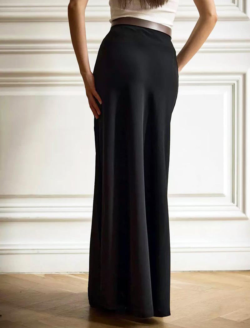 Satin Mermaid Maxi Skirt