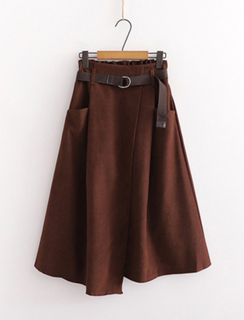 Asymmetrical Mid-Length Skirt