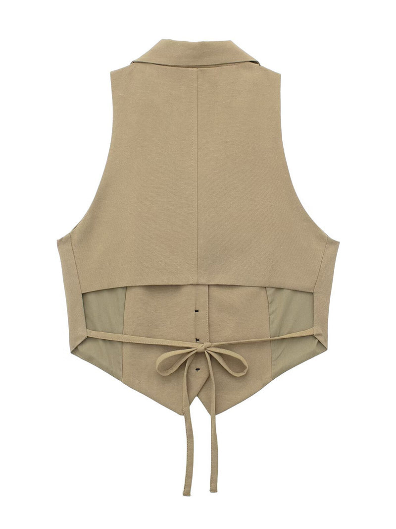 Tailored Buttoned Vest