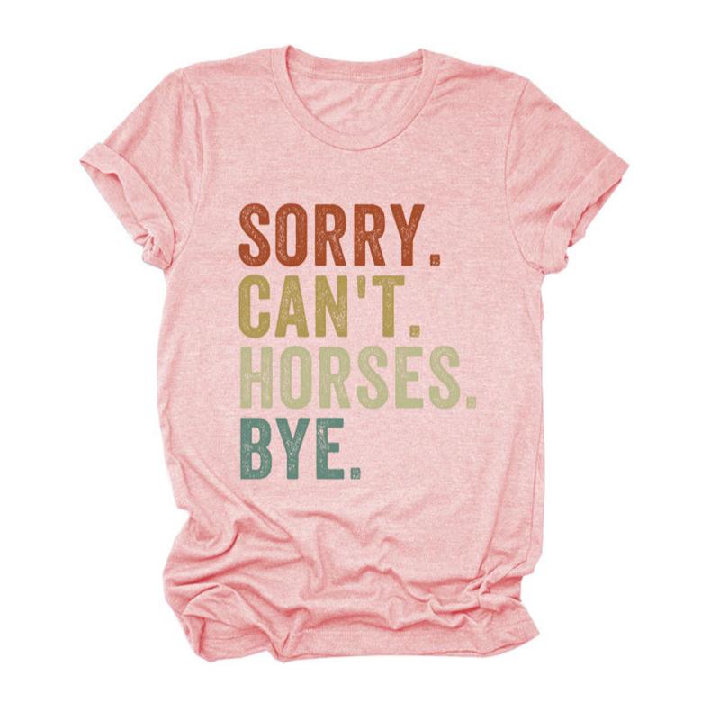 Letter Print Short-Sleeve Tee