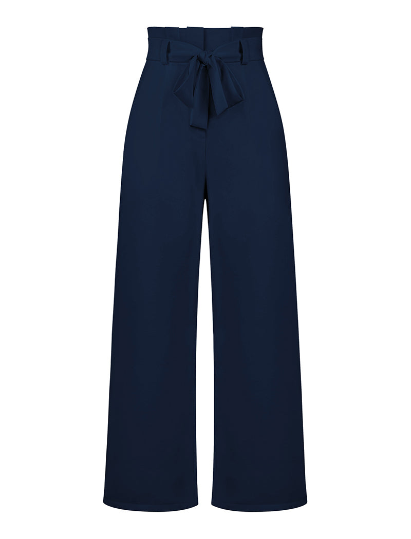 High-Rise Wide-Leg Trousers