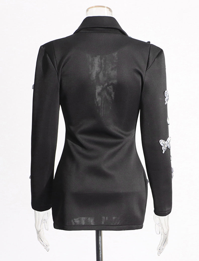 Butterfly Embellished Blazer