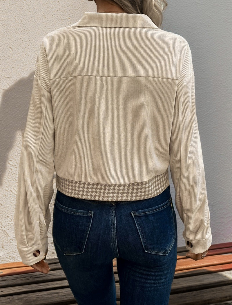 Corduroy Patchwork Jacket