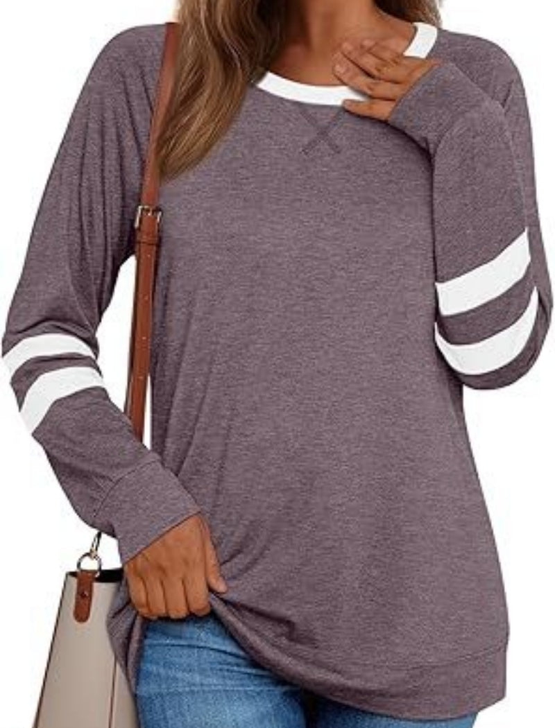 Casual Long Sleeve Tunic Top
