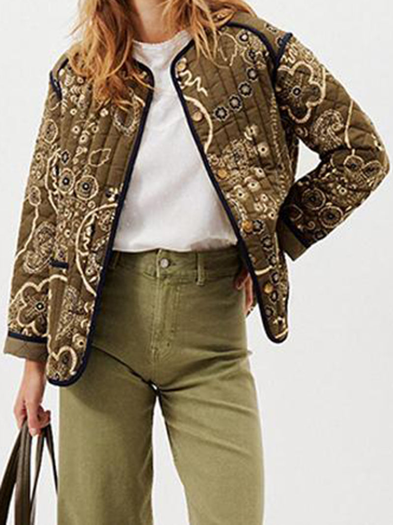 Paisley Quilted Jacket