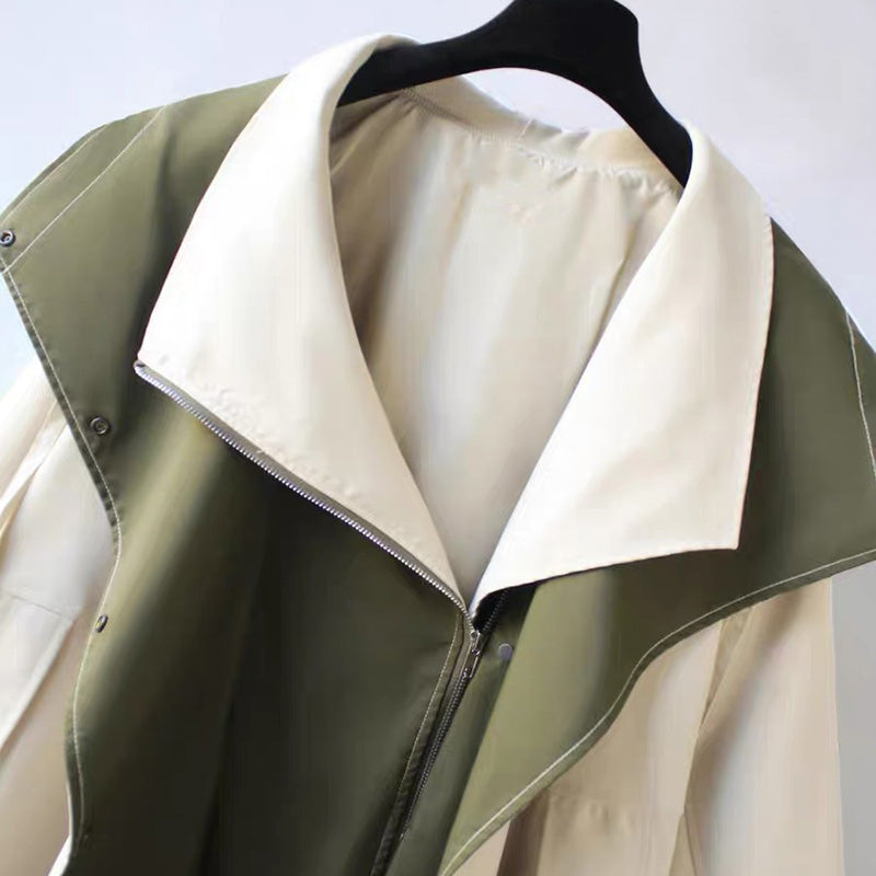 Layered Oversized Hooded Jacket