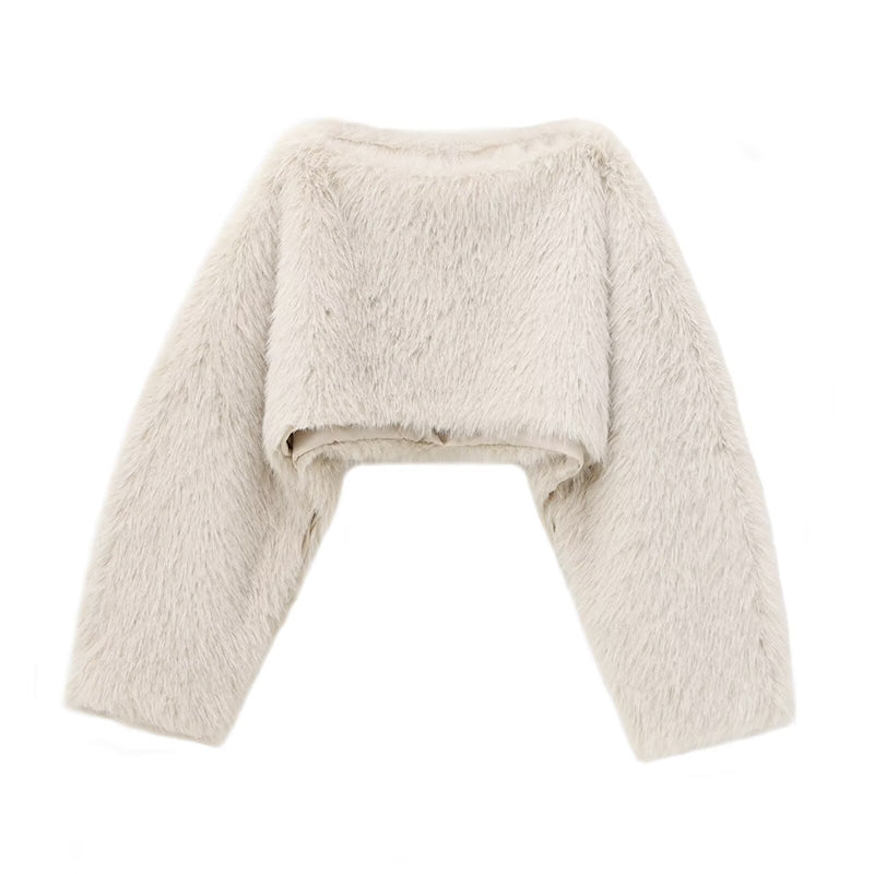 Soft Plush Cropped Bolero