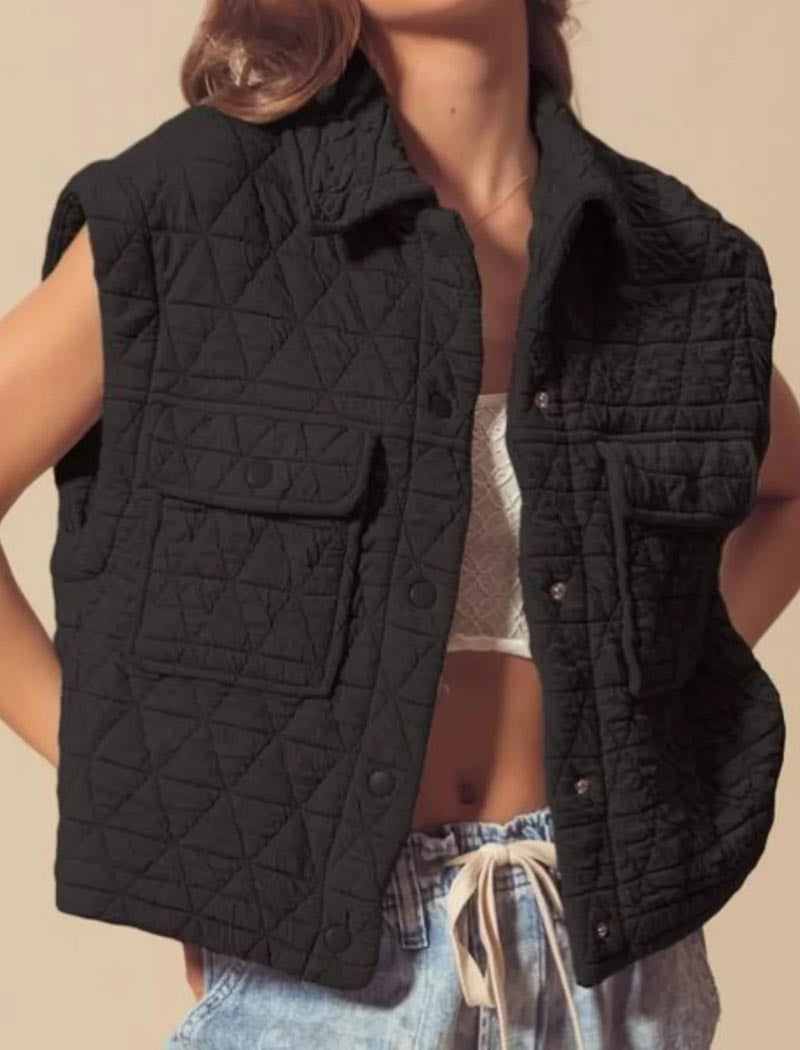 Sleeveless Quilted Vest