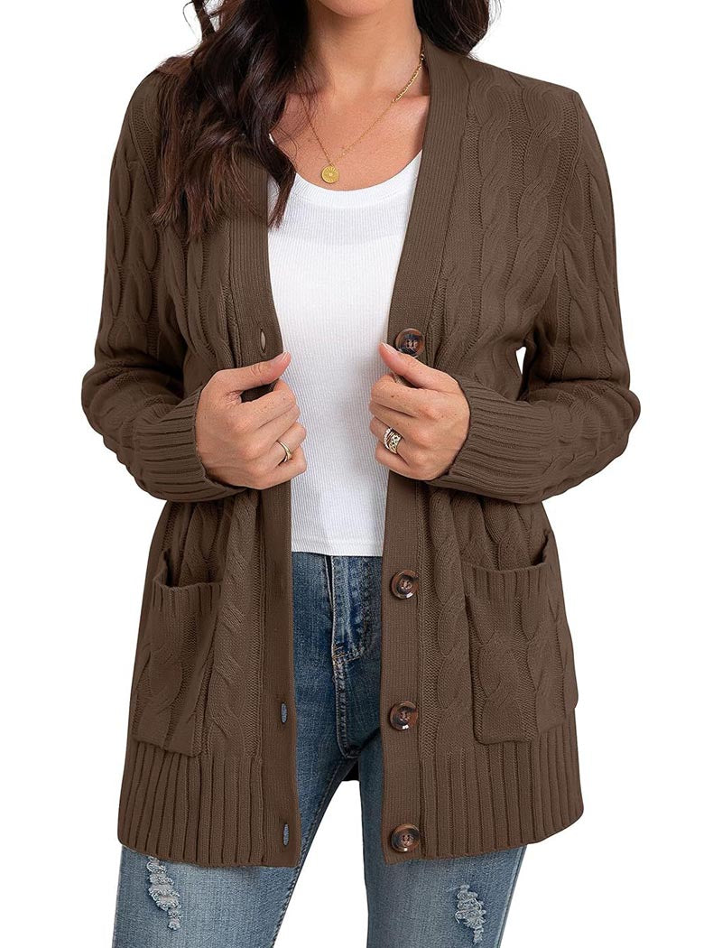 Knit Pockets Cardigan