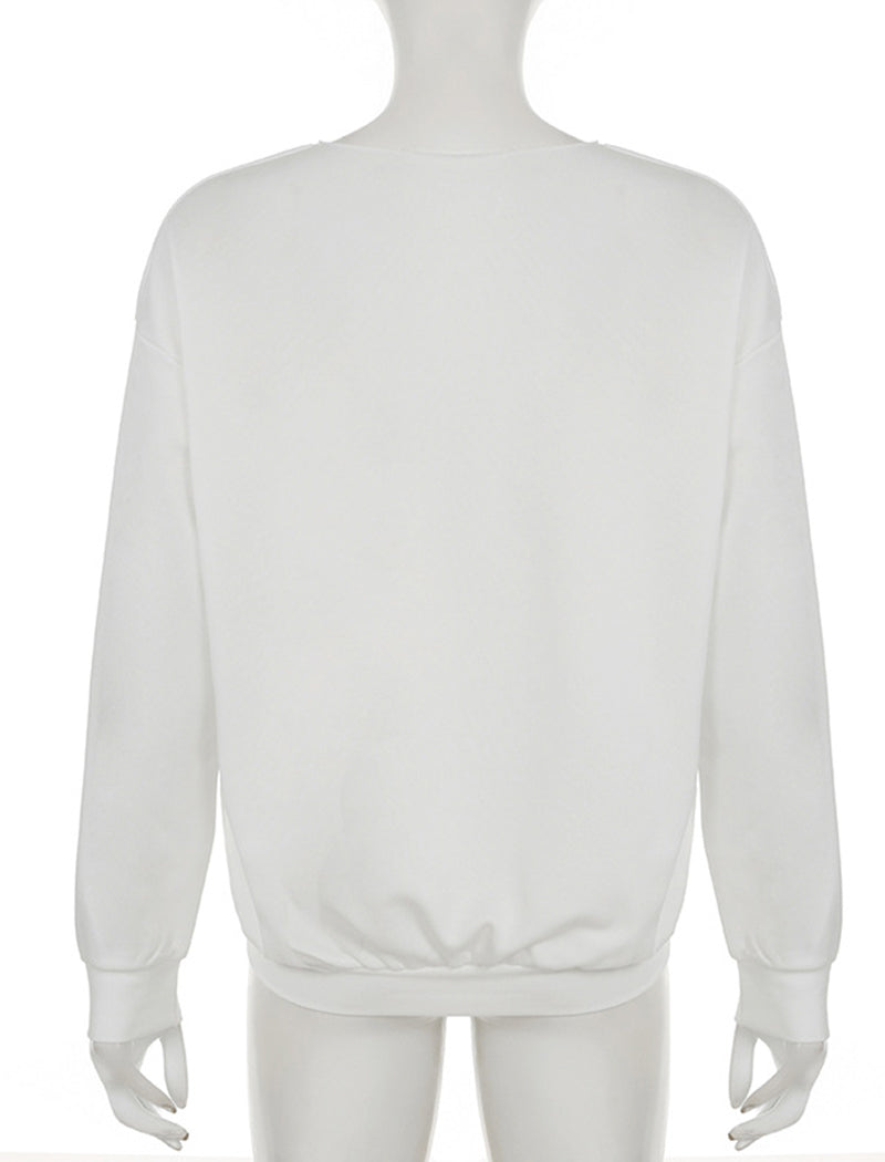 Oversized 14 Graphic Print Top