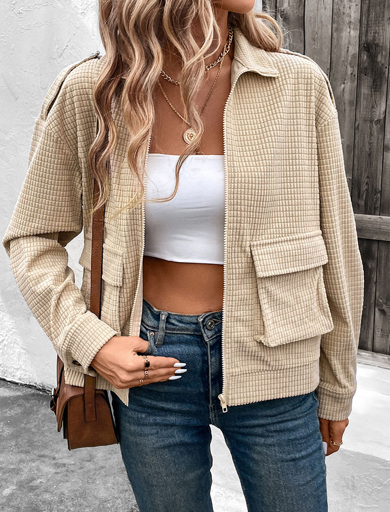 Casual Textured Jacket