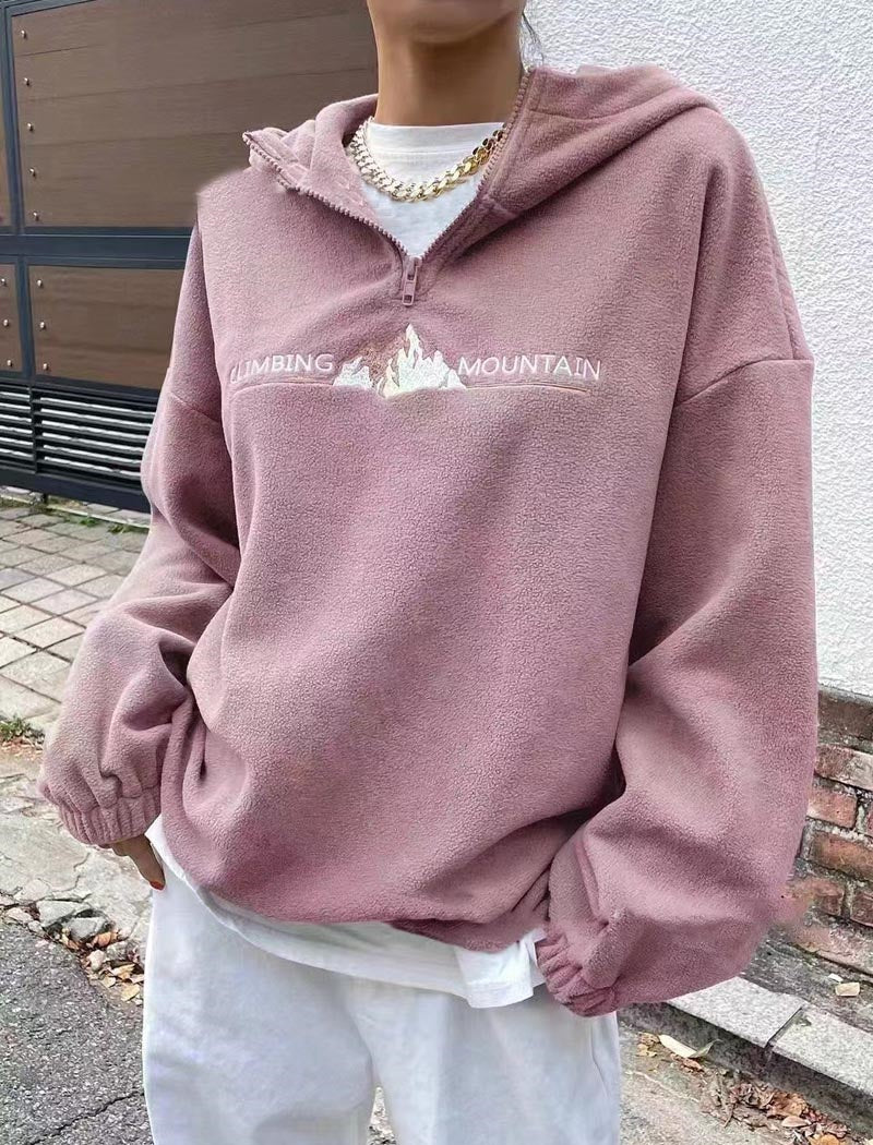 Half-Zip Pullover Hoodie